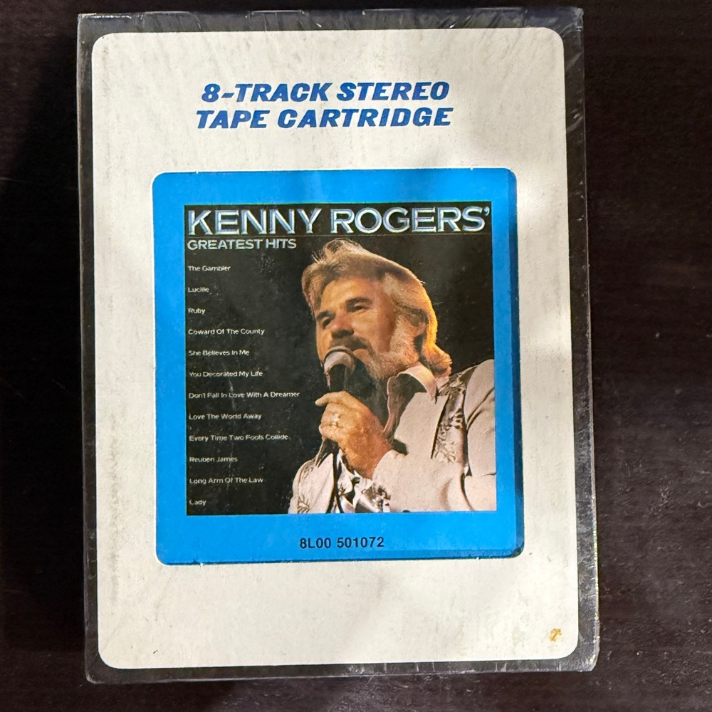 Kenny Rogers Greatest Hits 8-Track Tape‎ Cartridge New Sealed Country Music